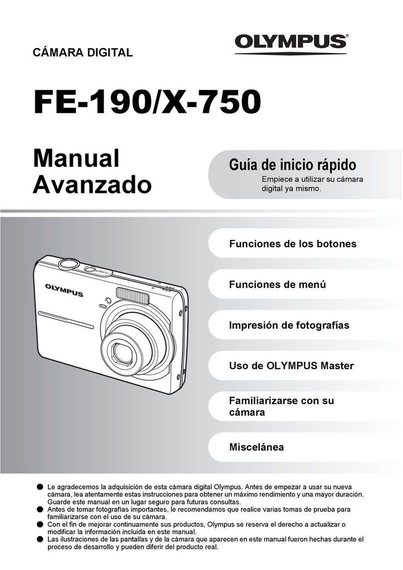 Olympus FE 190 - 6MP Digital Camera User manual