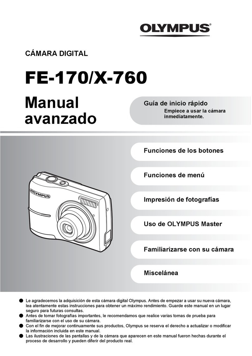 Olympus FE 170 - Digital Camera - 6.0 Megapixel User manual