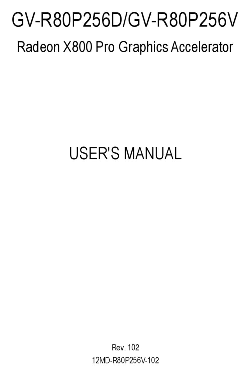 Gigabyte GV-R80P256D User manual