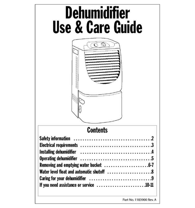 Comfortaire DH400K0 Use & care guide