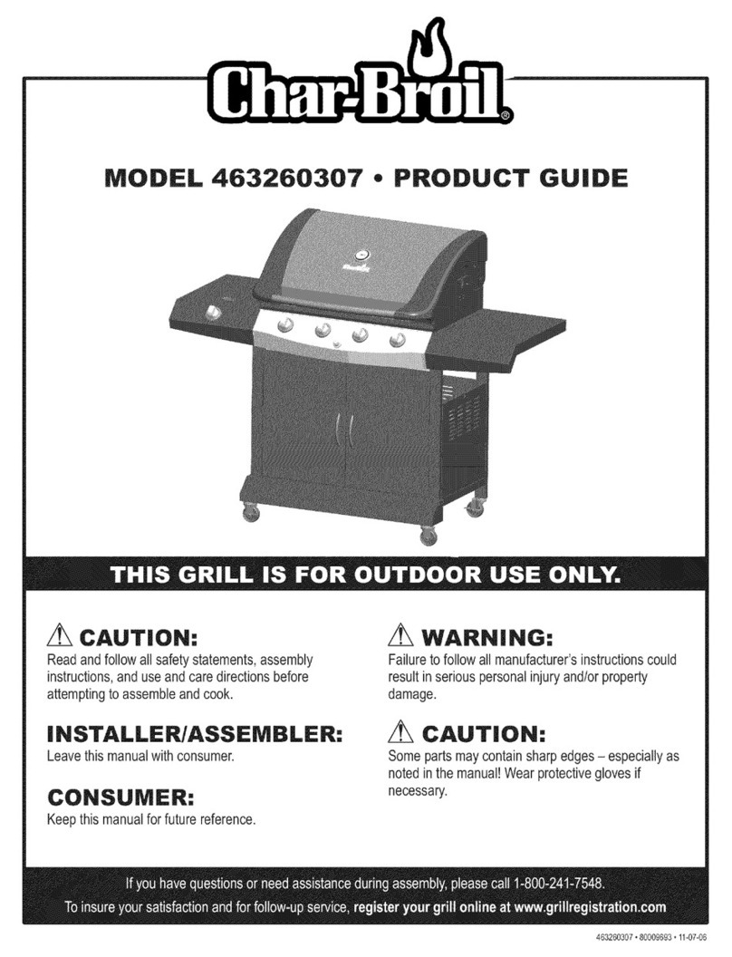 Char-Broil 463260307 Product guide