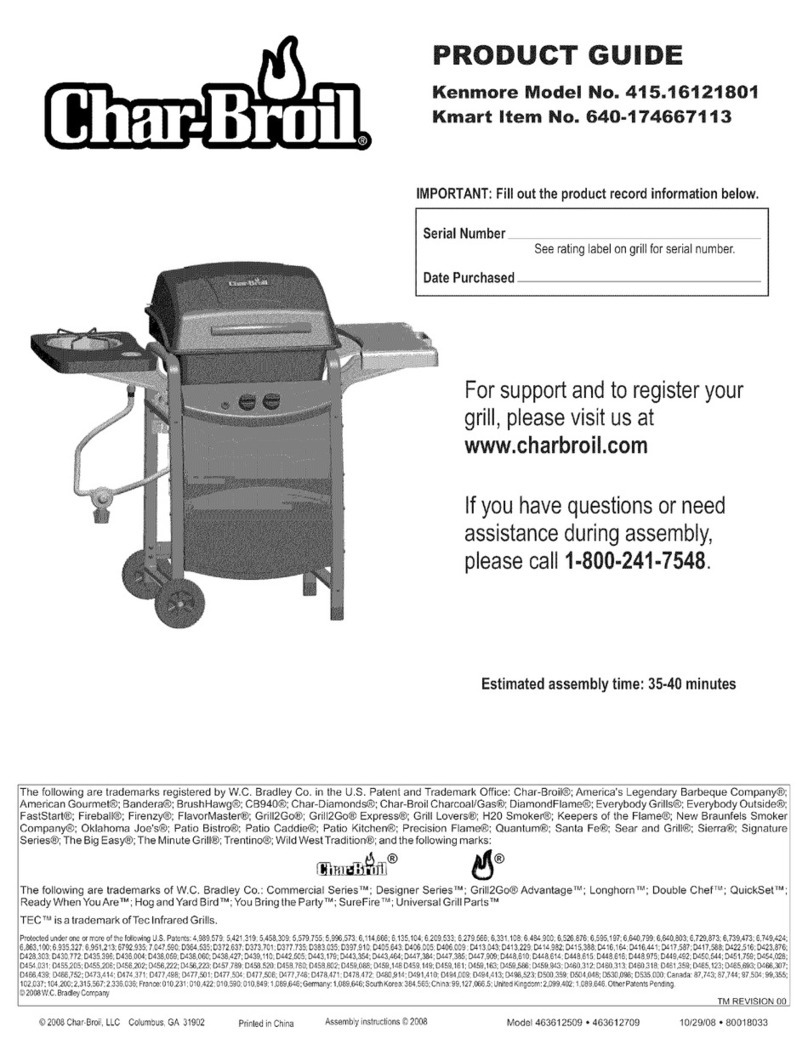 Char-Broil 640-174667113 Product guide