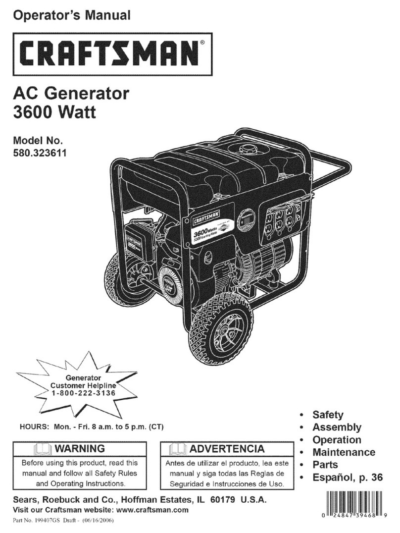 Craftsman 580.323611 User manual
