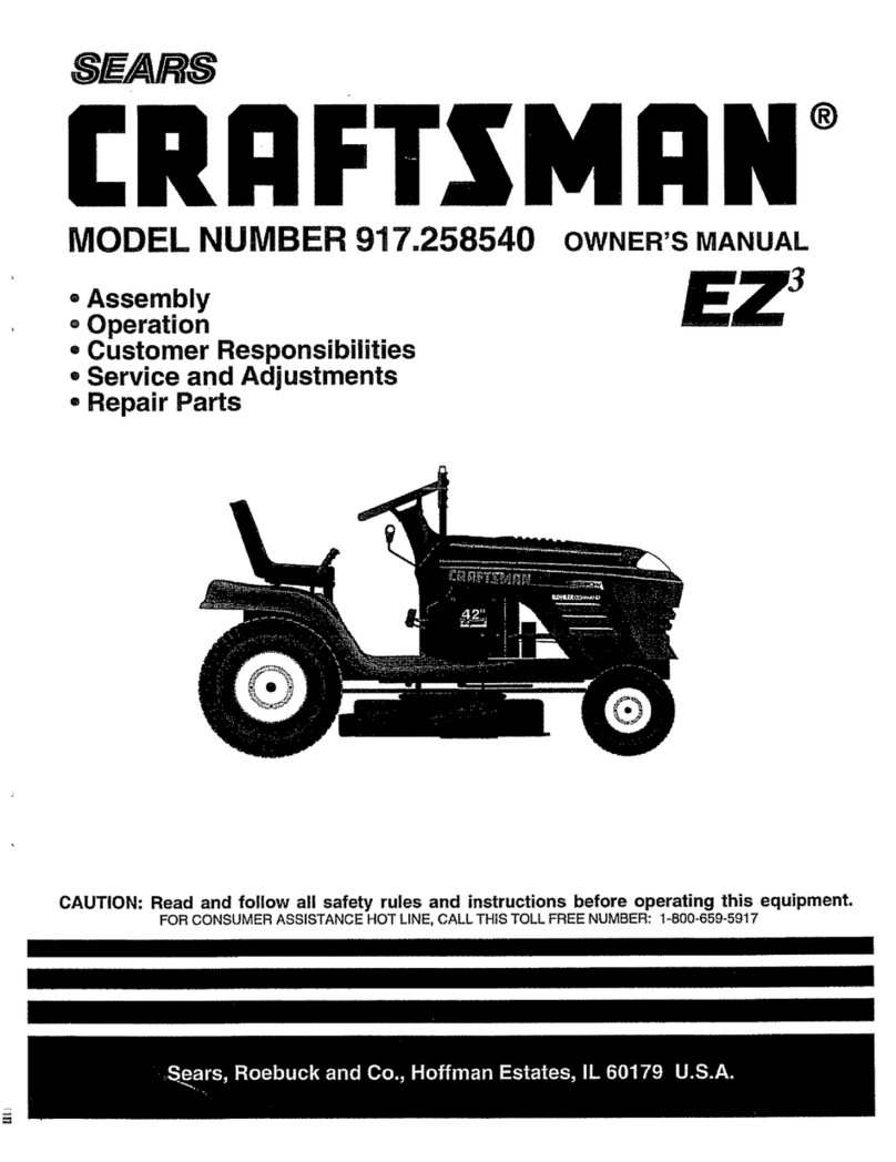 Craftsman 917.258540 owner's manual