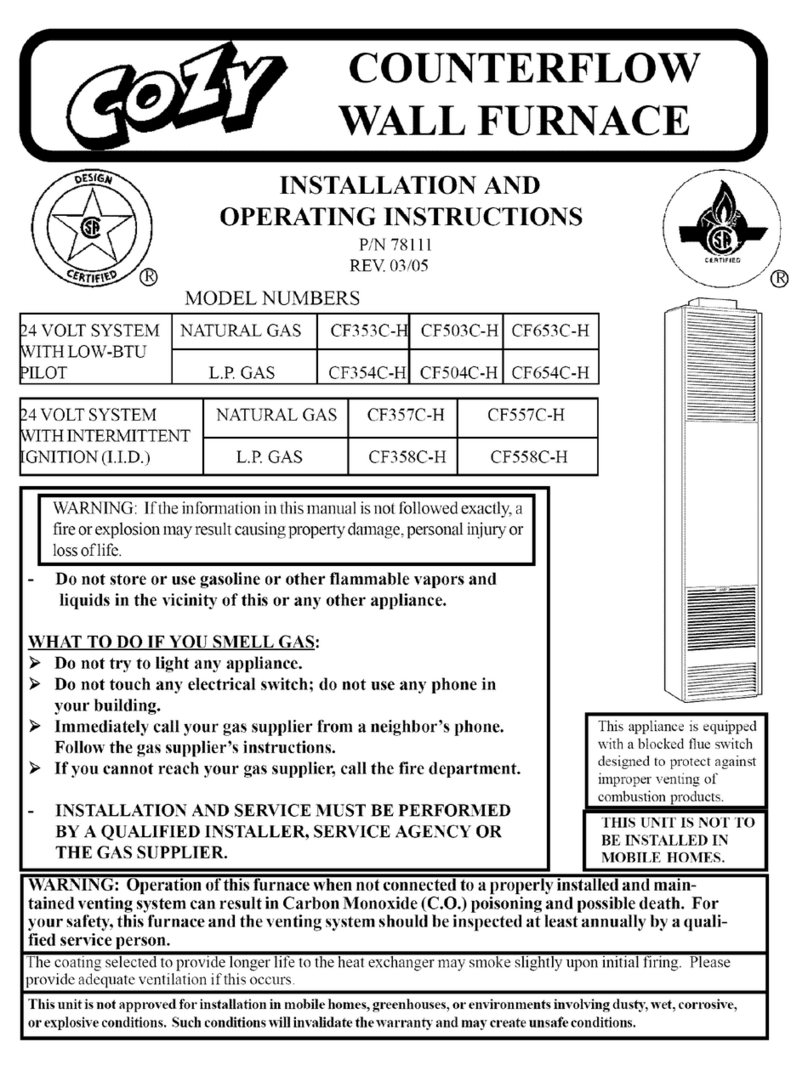 COZY CF557C-H and User manual