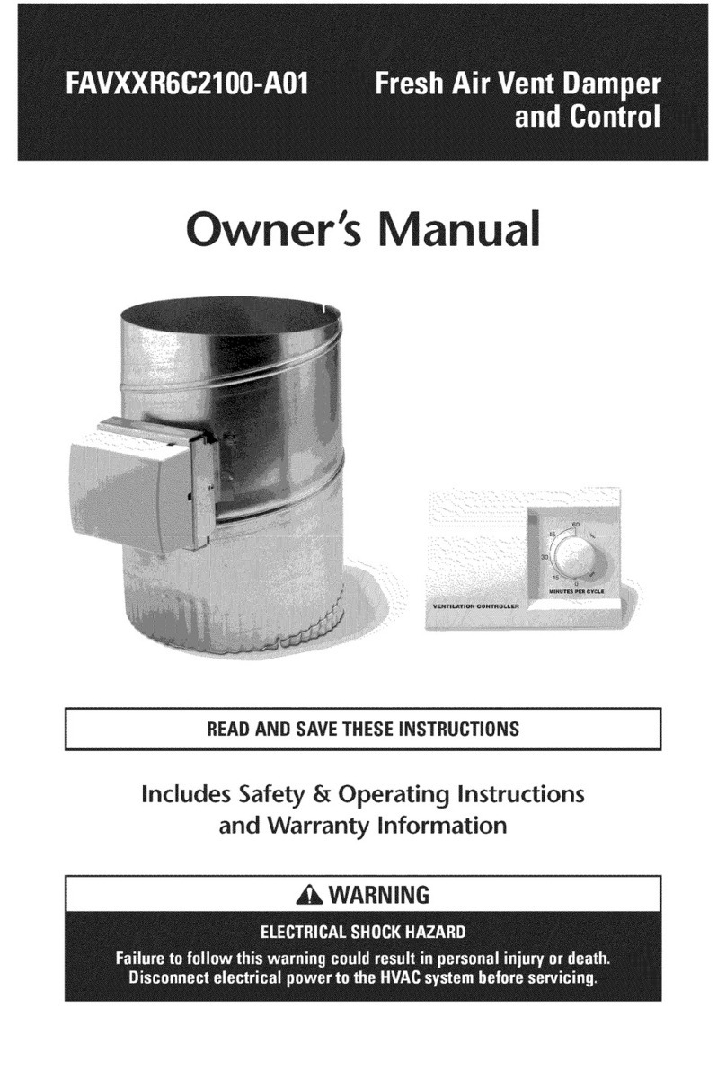 Carrier FAVXXR6C2100-A01 owner's manual