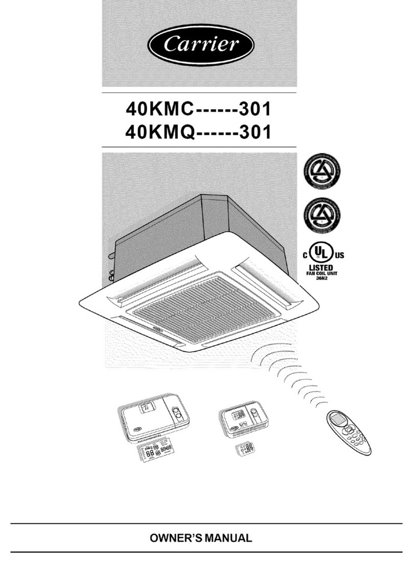 Carrier 40KMC------301 User manual