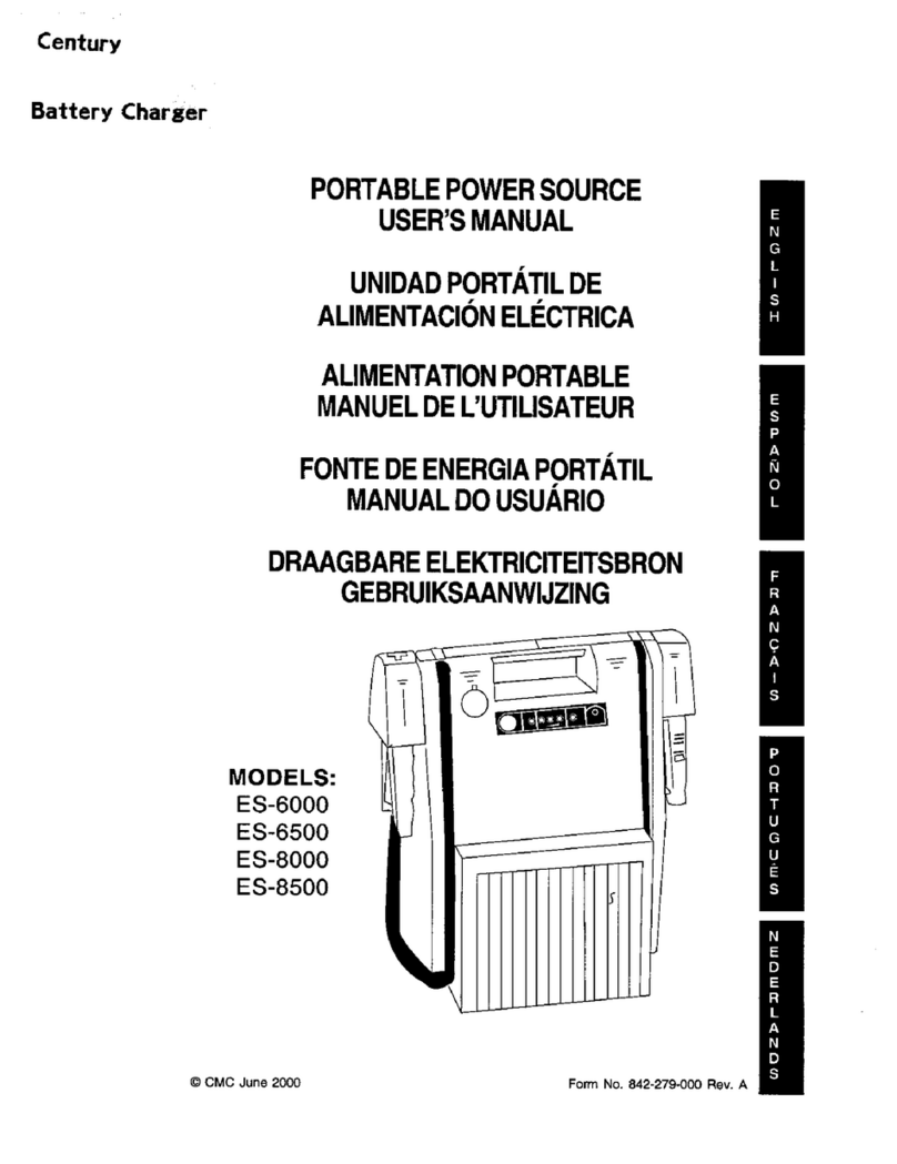 Century ES-8000 user manual