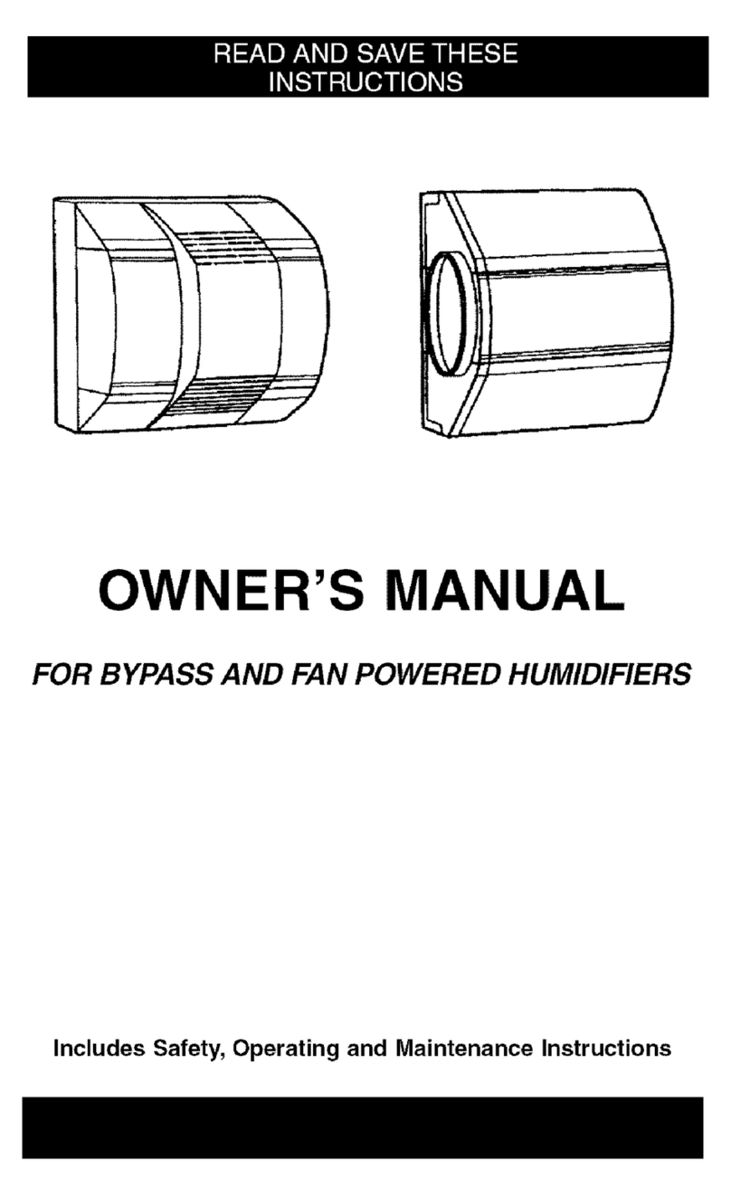 Carrier HUMCCSBP2218 owner's manual