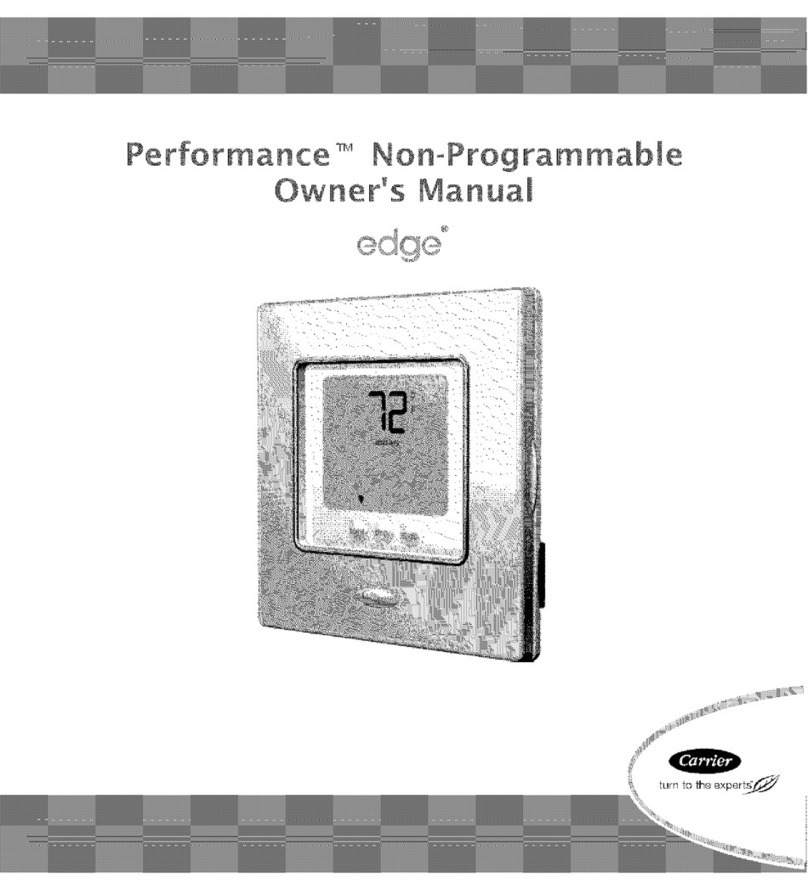 Carrier Performance Non-Programmable ADGE User manual Carrier Performance Non-Programmable ADGE User manual