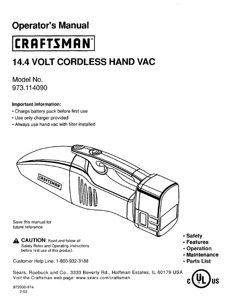 Craftsman 973.114090 Operator's manual