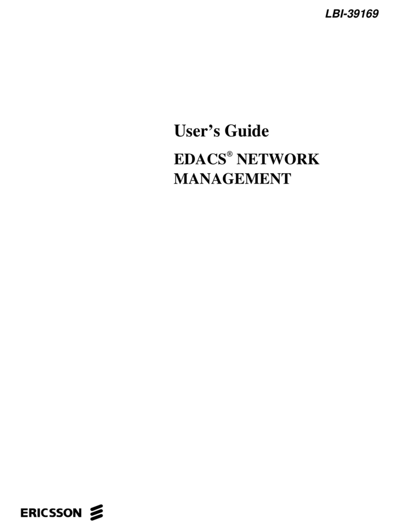 Ericsson EDACS LBI-39169 user guide