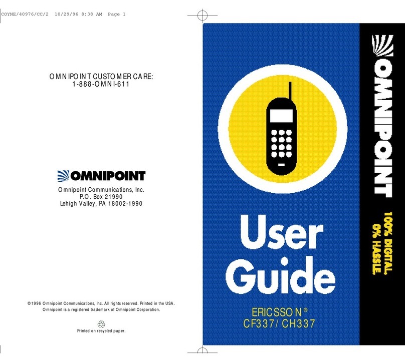Ericsson CF337 User manual