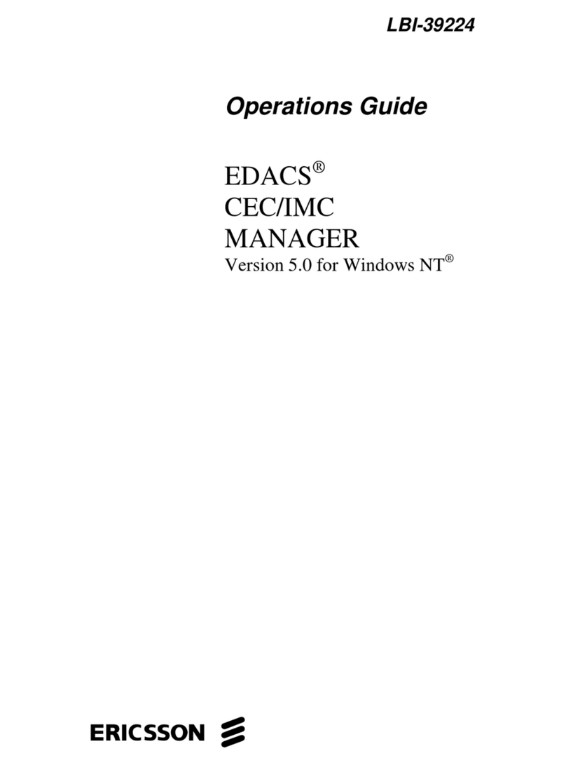 Ericsson LBI-39224 Operation guide Ericsson LBI-39224 Operation guide
