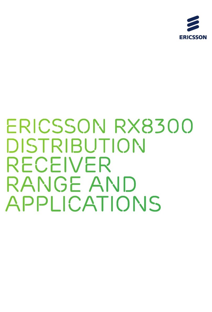 Ericsson RX8300 User manual