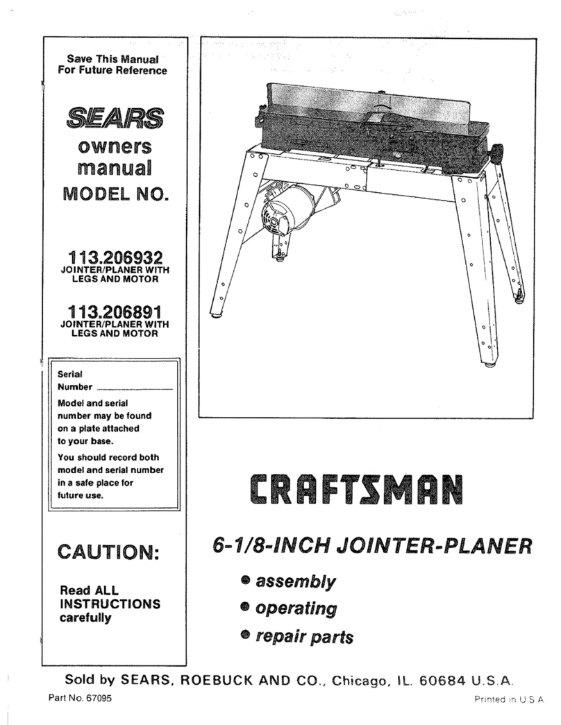 Craftsman 113.206891 owner's manual