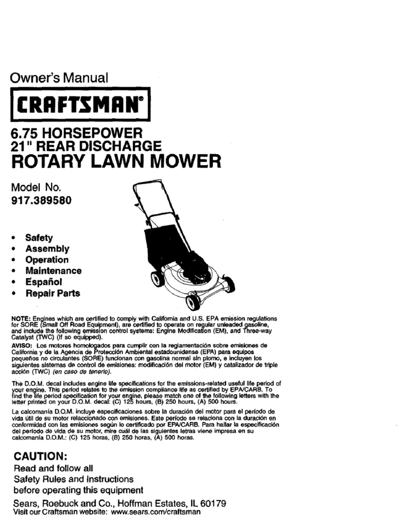 Craftsman 917.389580 User manual