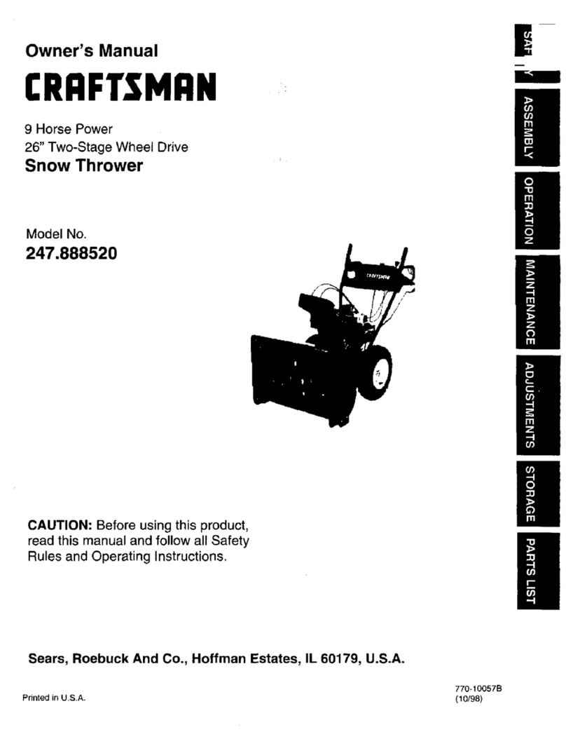 Craftsman 247.888520 owner's manual