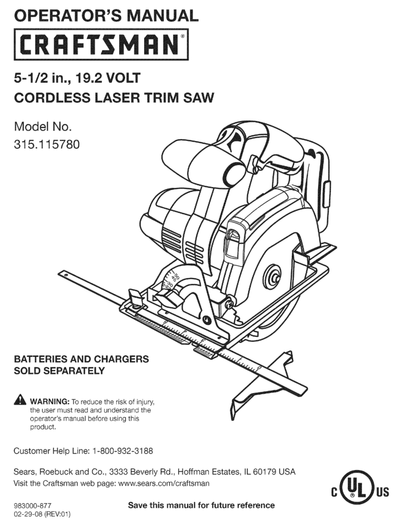 Craftsman 315.115780 User manual