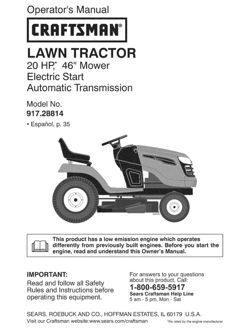Craftsman 917.28814 Operator's manual