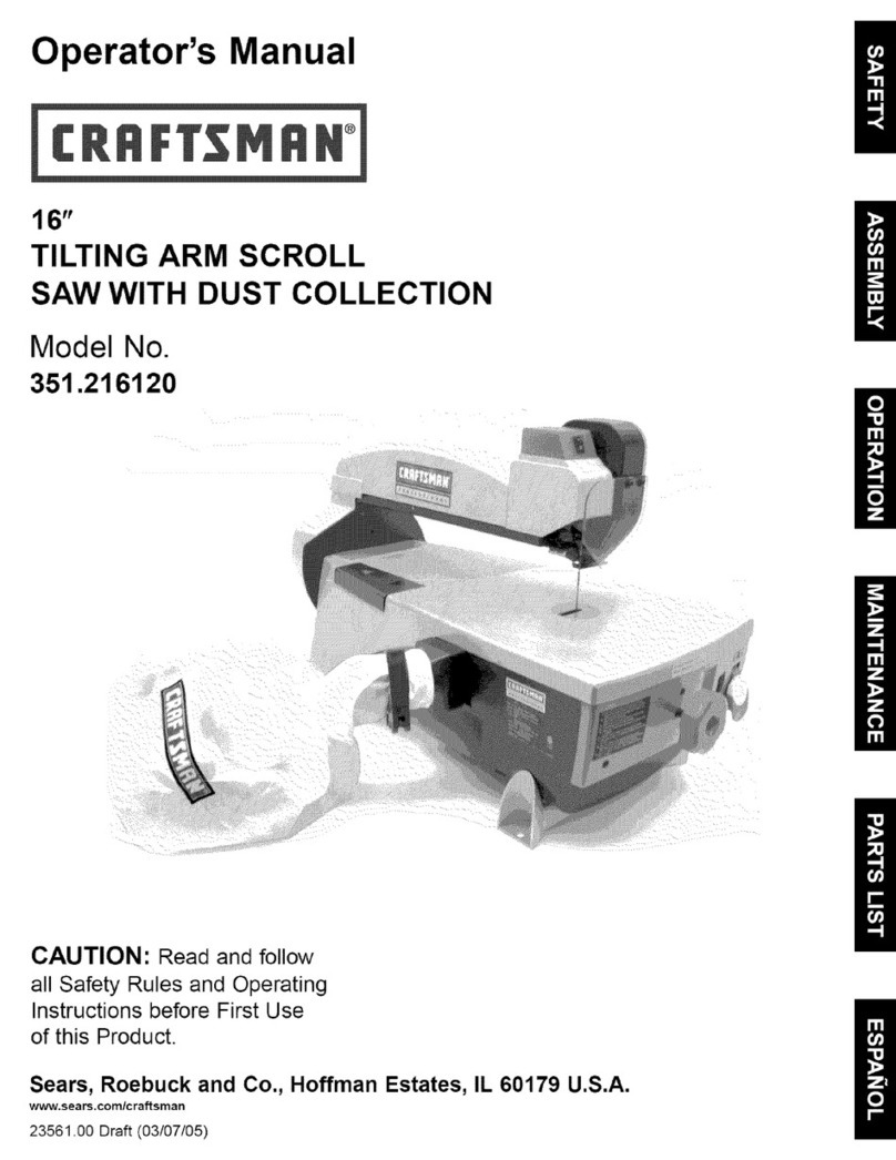 Craftsman 351.216120 Operator's manual