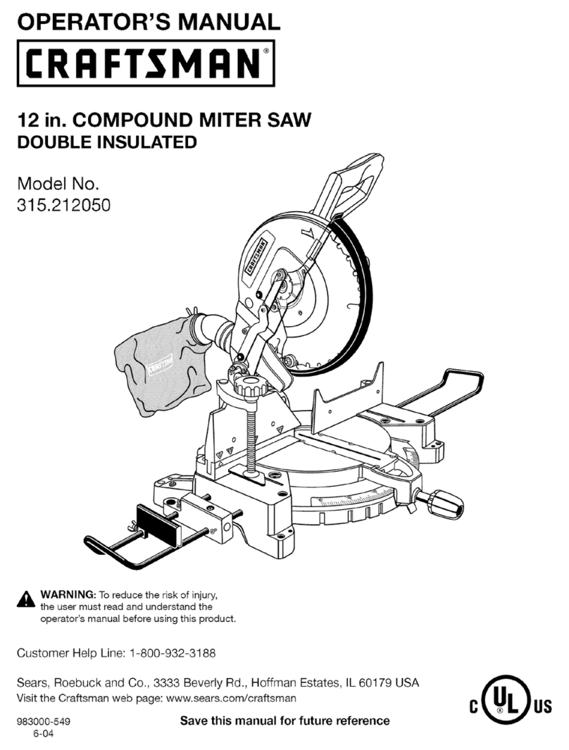 Craftsman 315.212050 User manual