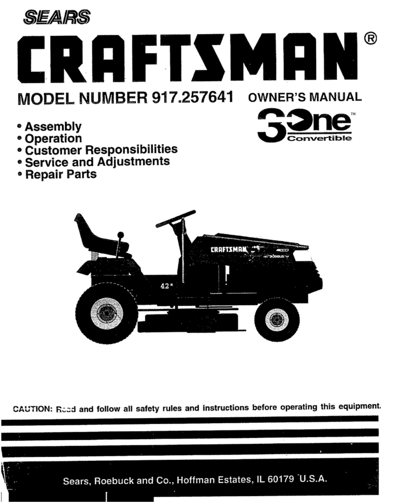 Craftsman 917.257641 User manual