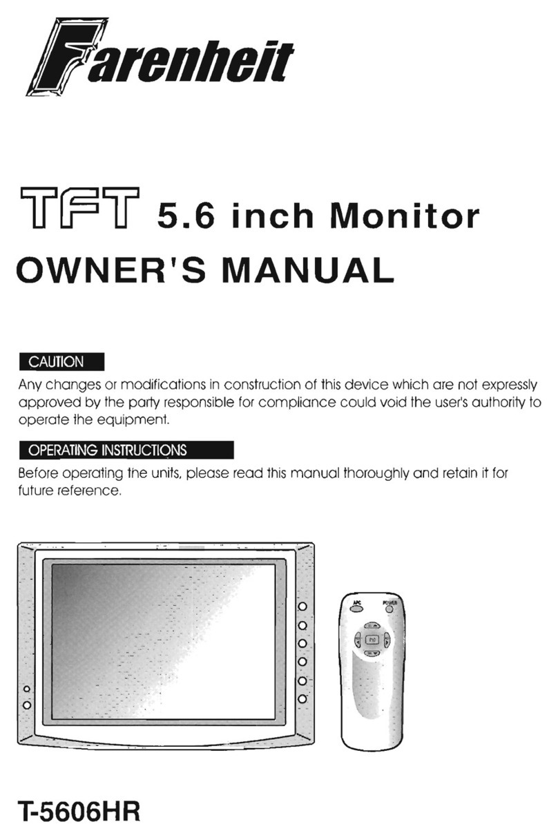 Farenheit T-5606HR owner's manual