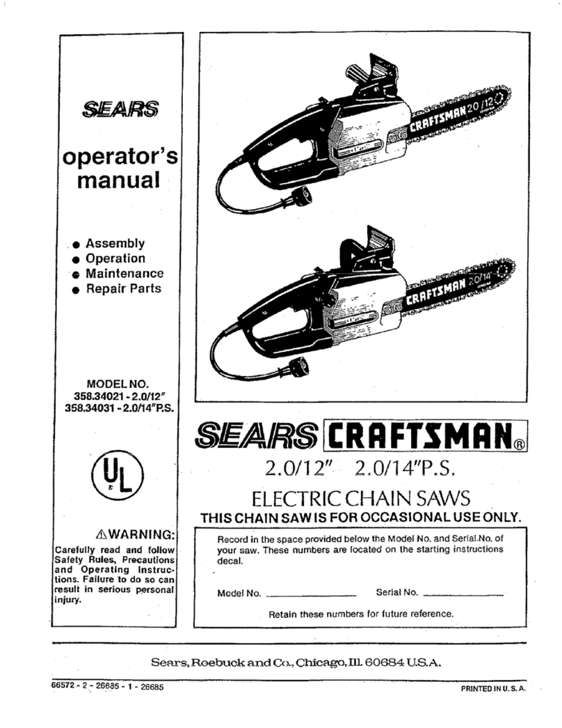 Craftsman 358.34021 User manual