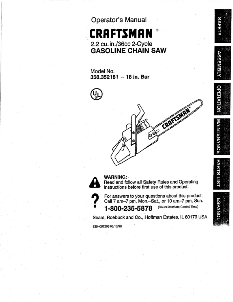 Craftsman 358.352181 User manual