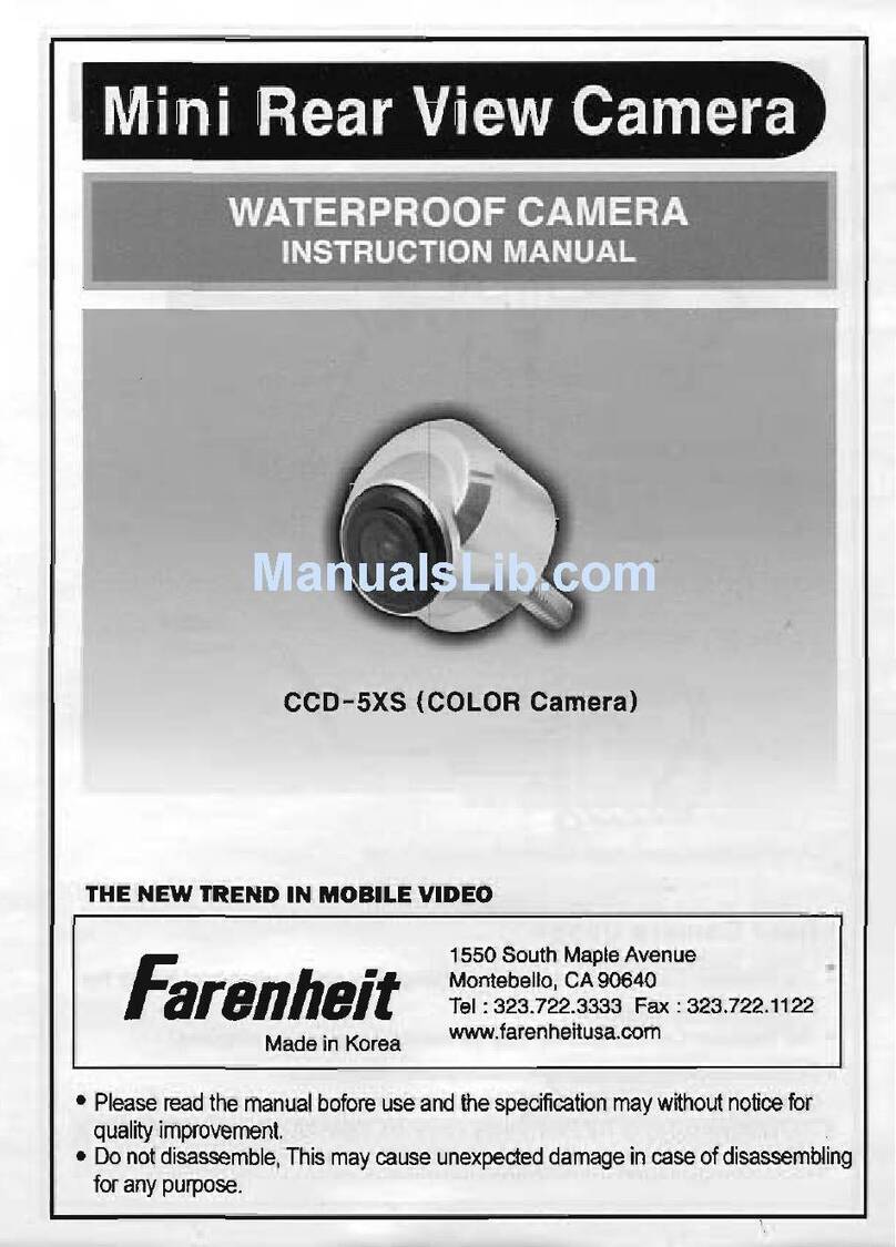 Farenheit CCD-5XS instruction manual