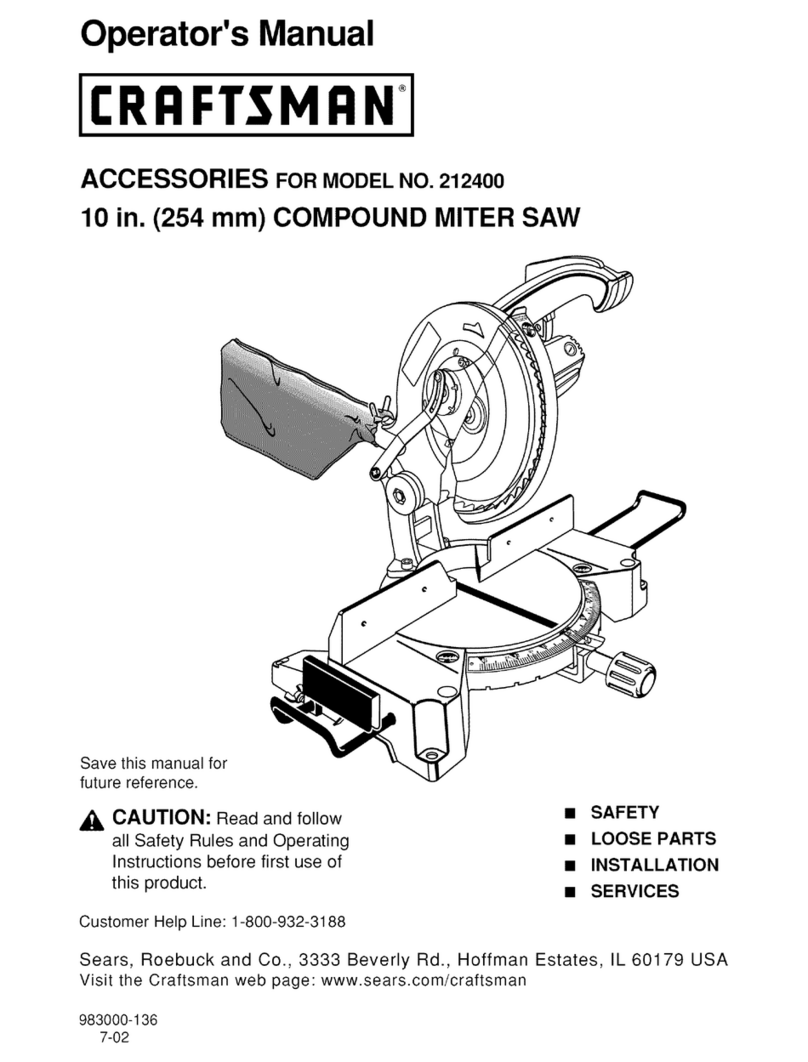 Craftsman 315.212400 User manual