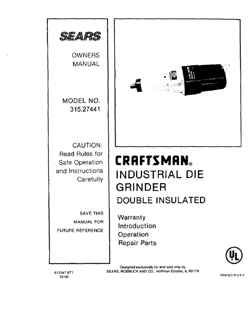 Craftsman 315.27441 owner's manual