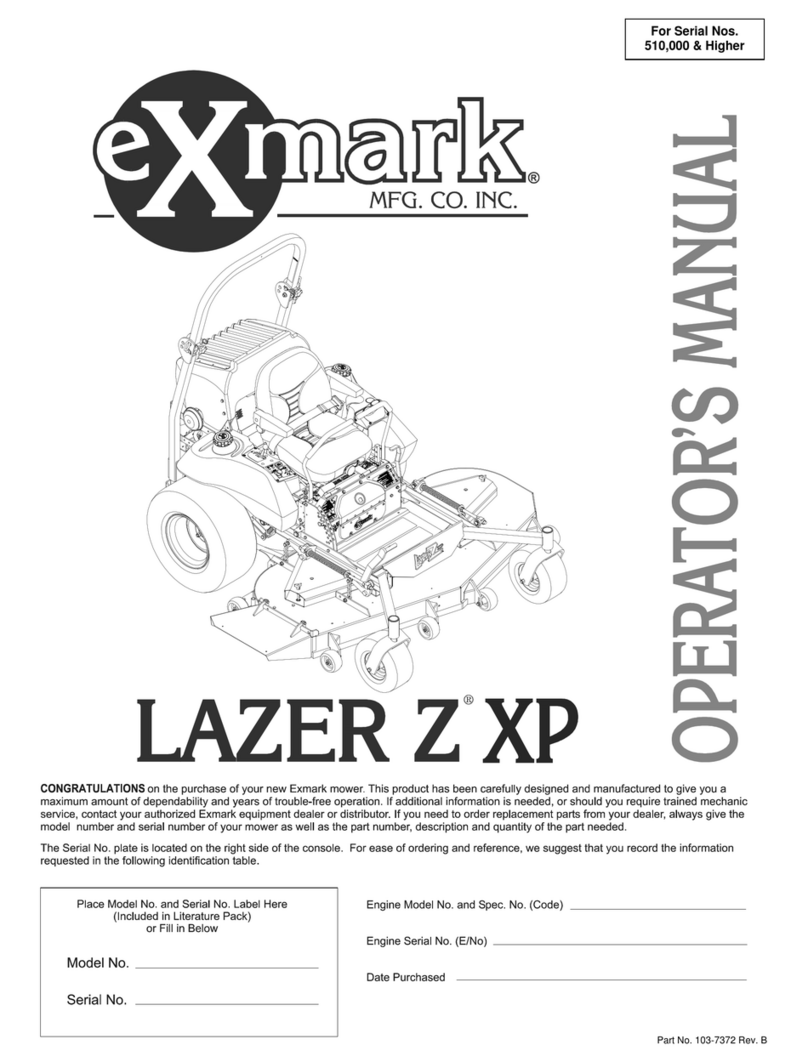 Exmark Lazer Z XP User manual