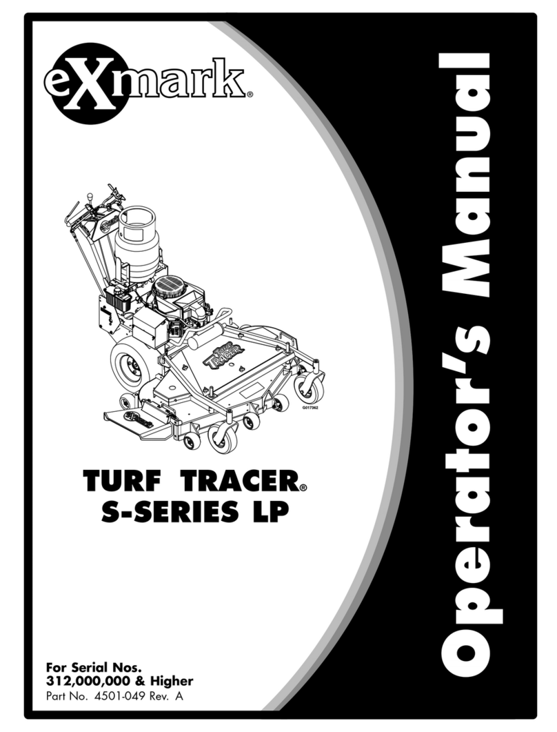 Exmark TURF TRACER X-SERIES LP Operators Operator's manual