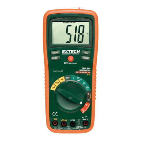 Extech Instruments Extech 470 User manual Extech Instruments Extech 470 User manual