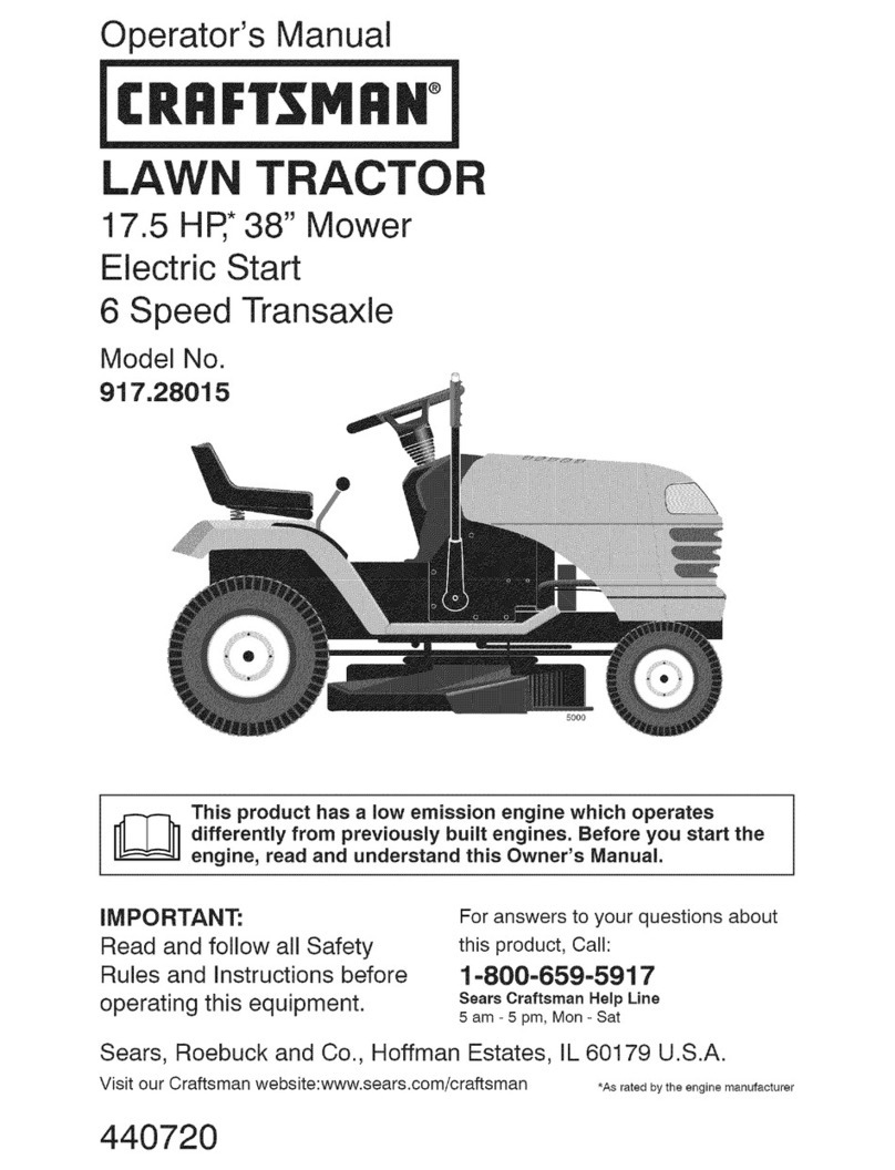 Craftsman 917.280150 Operator's manual