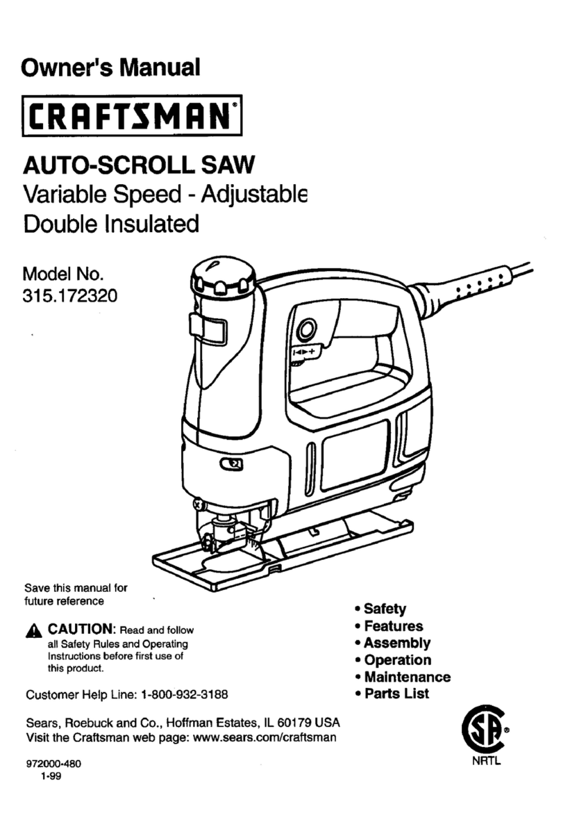Craftsman 315.172320 owner's manual