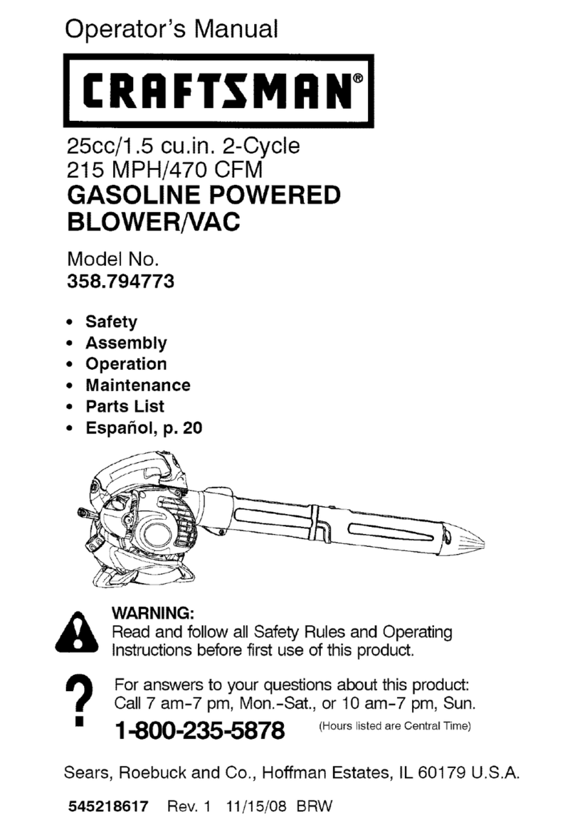Craftsman 358.794773 User manual