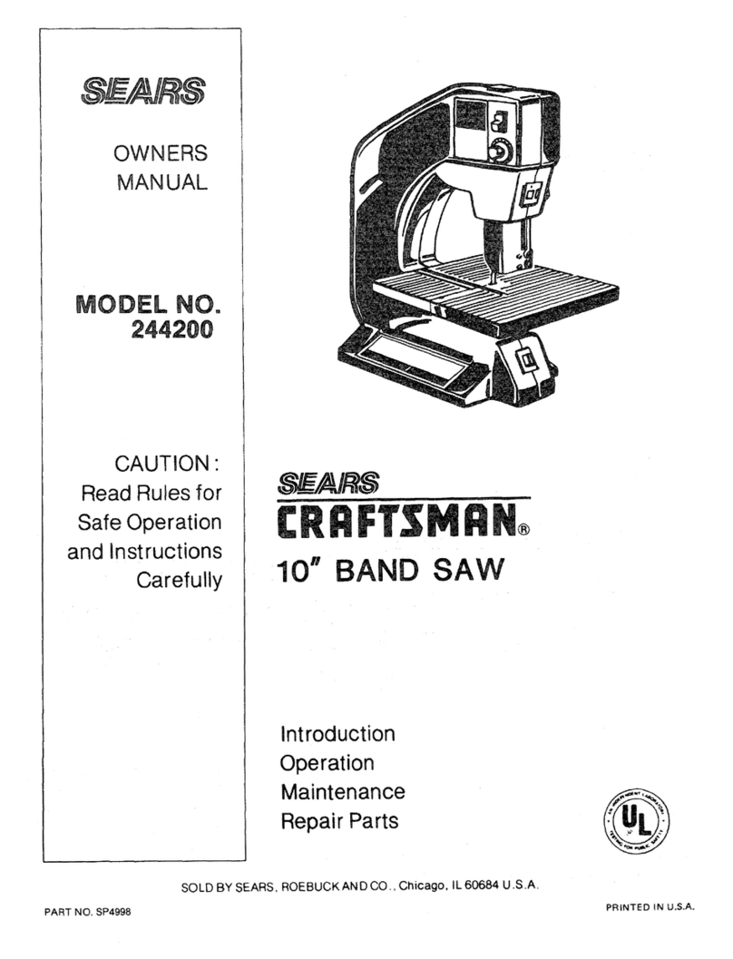 Craftsman 244200 User manual
