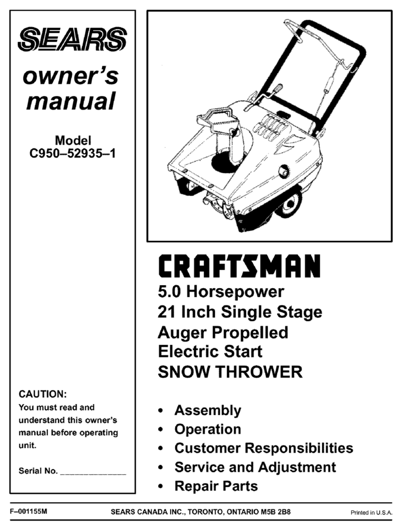 Craftsman C950-52935-1 User manual