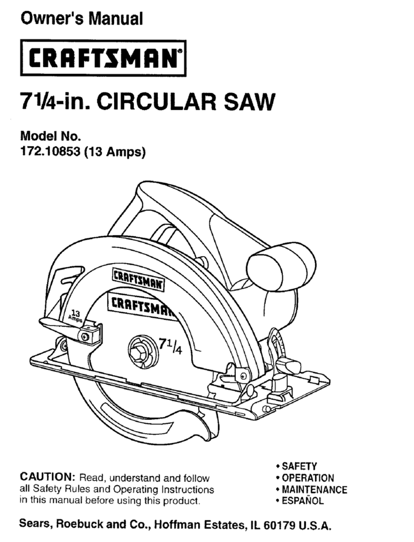Craftsman 172.10853 owner's manual
