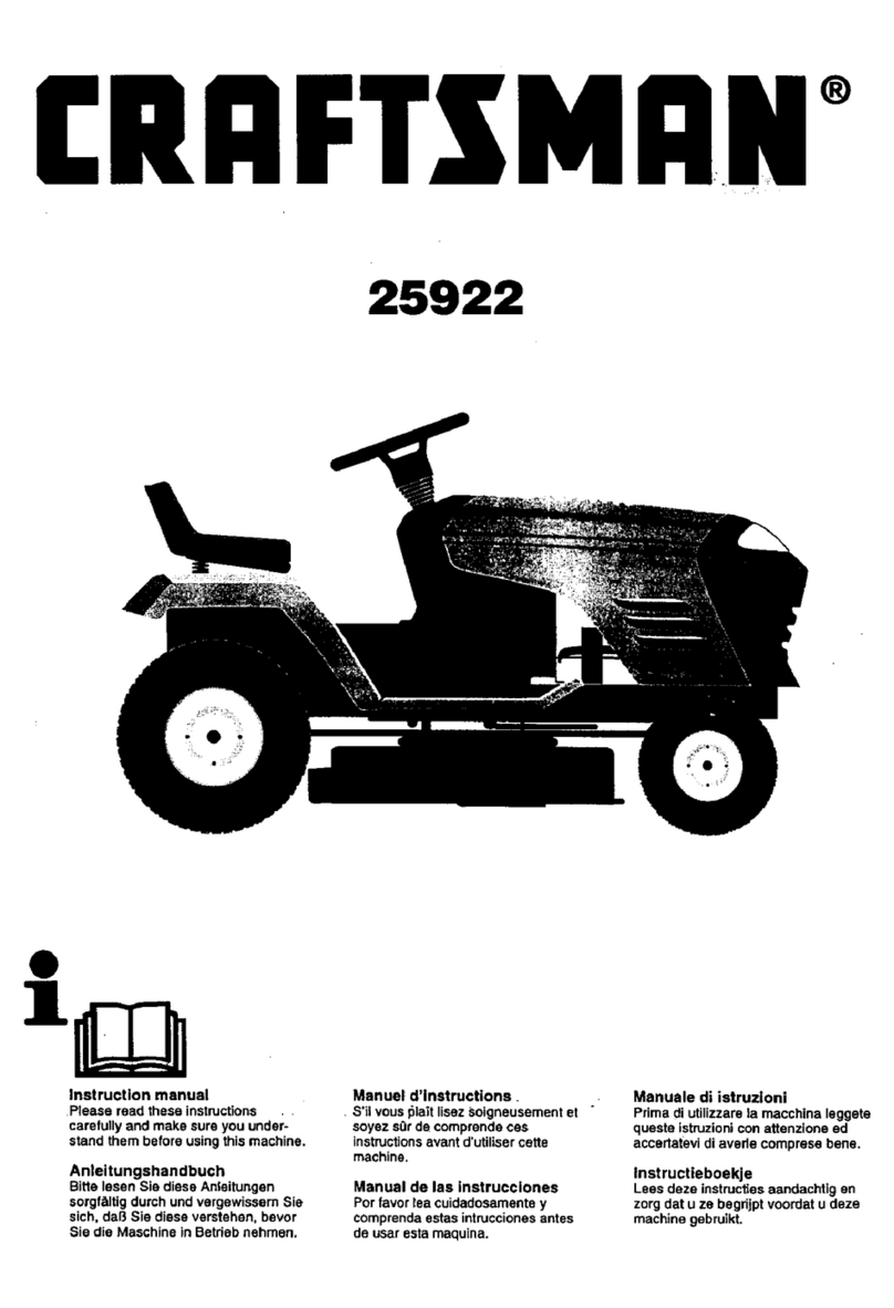 Craftsman 25922 User manual