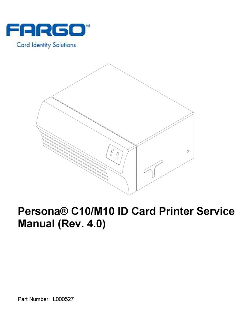 FARGO electronics PERSONA C10 Service User manual