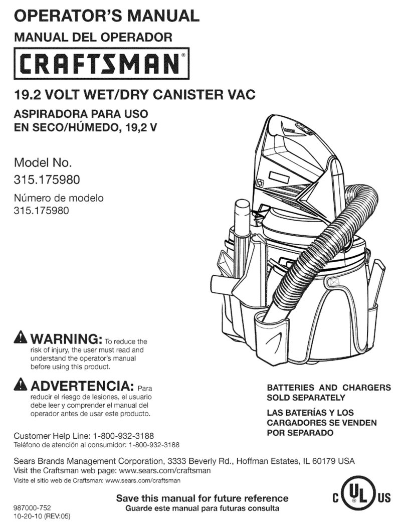 Craftsman 315.175980 Operator's manual