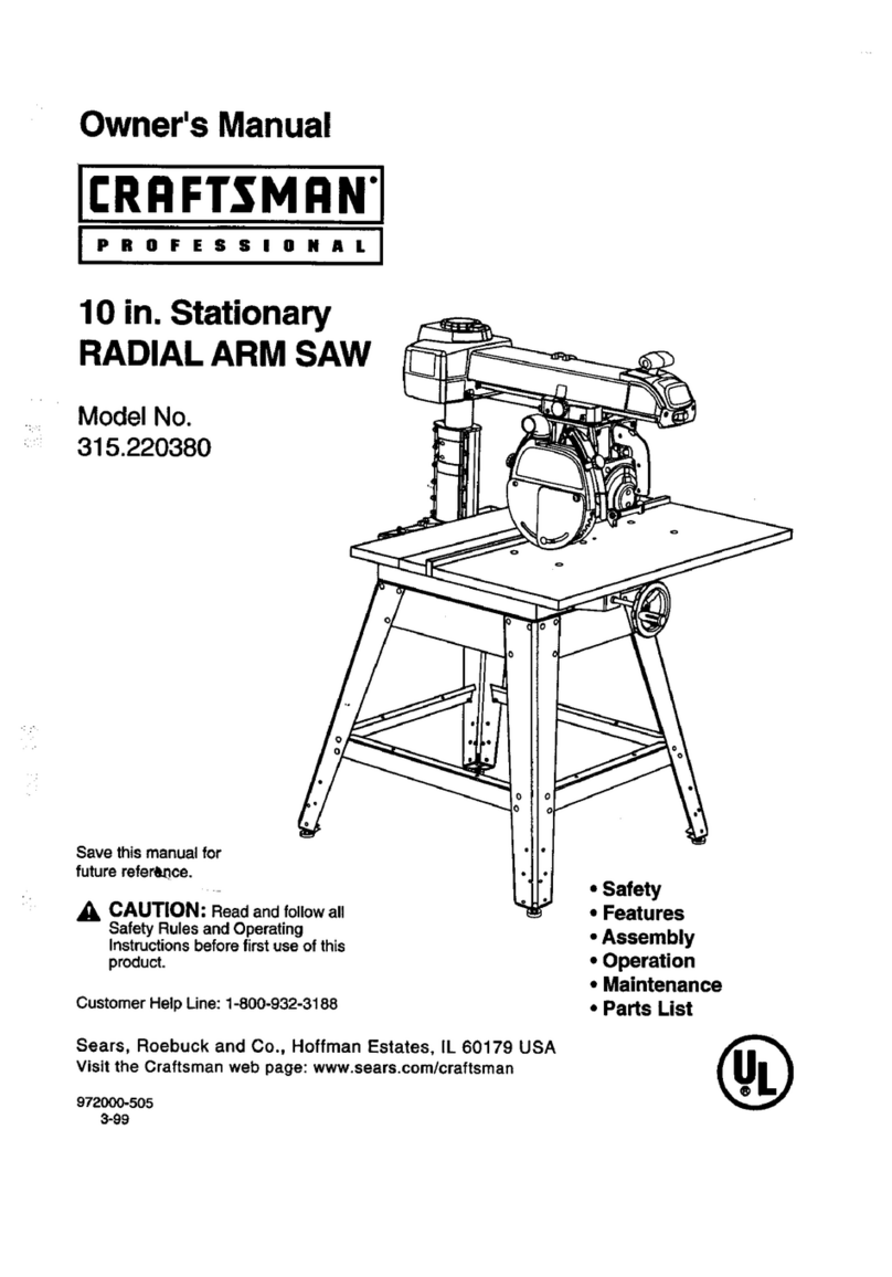 Craftsman 315.220380 User manual