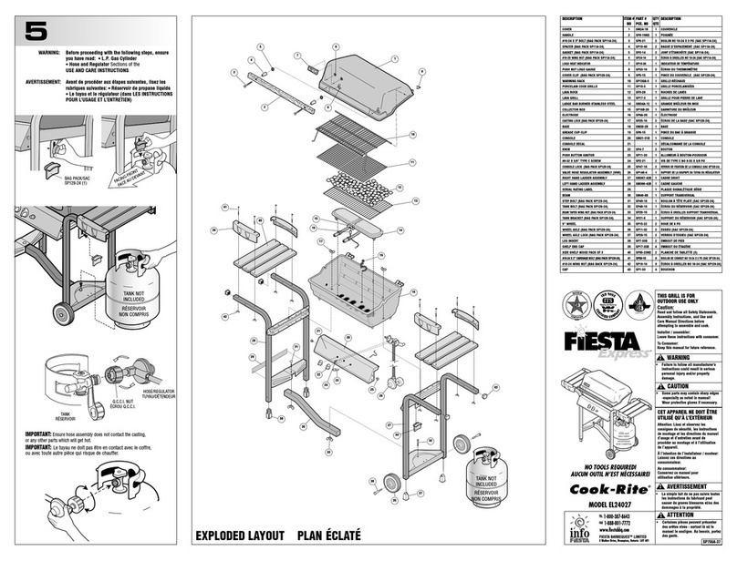 Fiesta COOK-RITE EL24027 manual