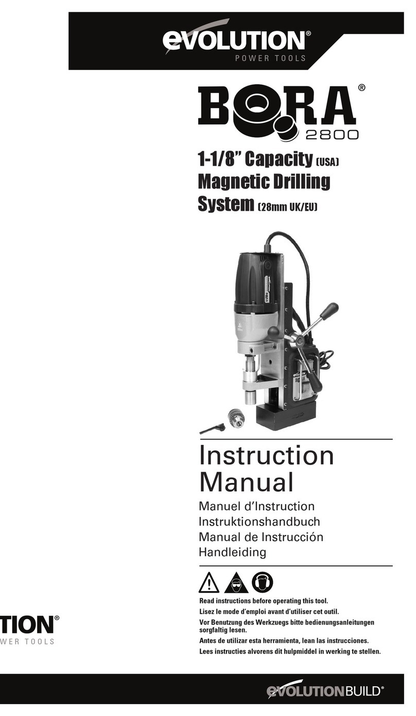 Evolution BORA 2800 User manual