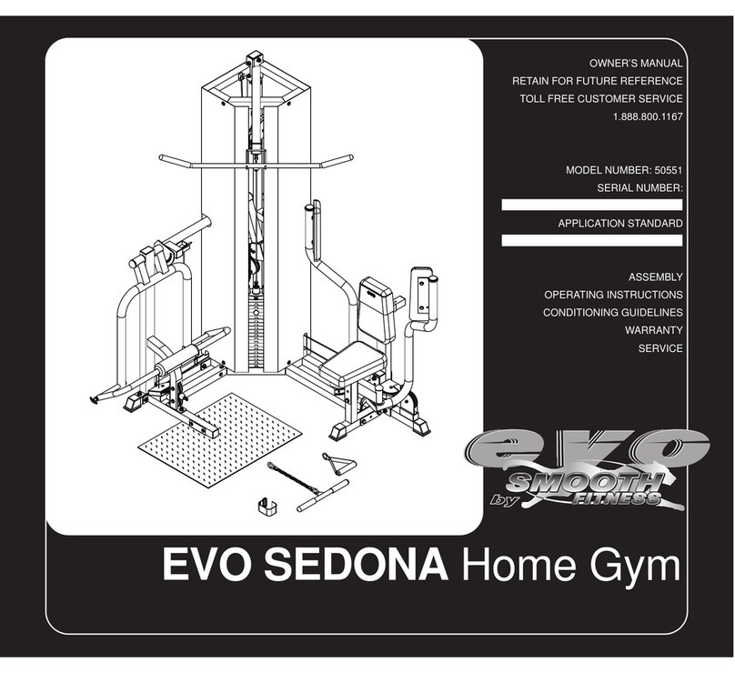 Evo EVO SEDONA 50551 owner's manual