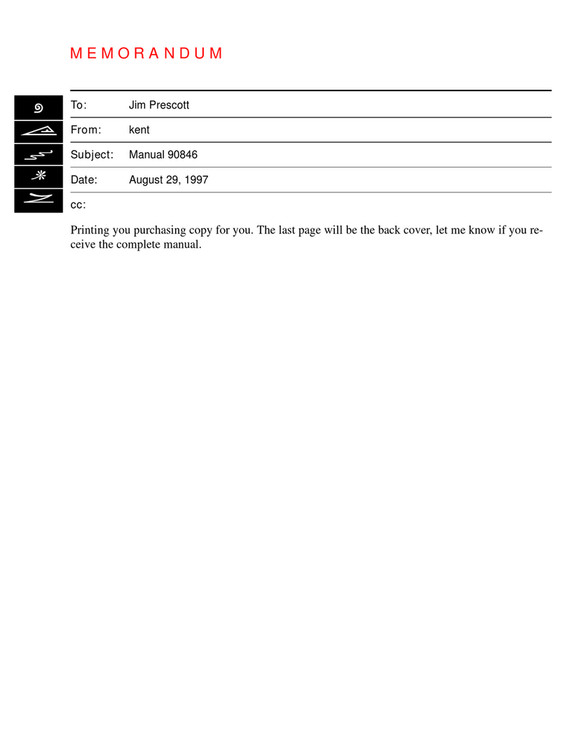 Remcor SID650A/80 User manual